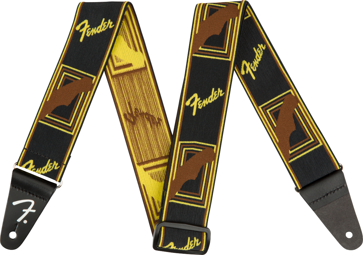FENDER 2" MONOGRAMMED WEIGHLESS GUITAR STRAP