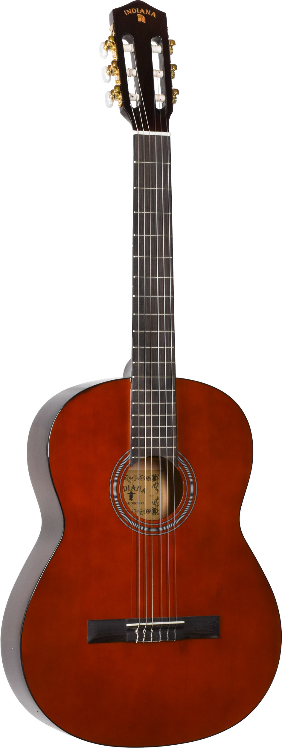 INDIANA FULL SIZE CLASSICAL GUITAR, NATURAL GLOSS FINISH