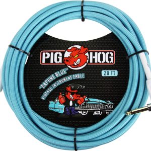 PIG HOG VINTAGE SERIES INSTRUMENT CABLE, 20ft, RIGHT ANGLE